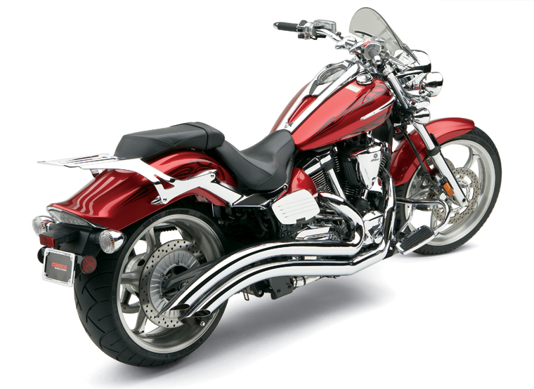 Yamaha XV1900 Raider Exhaust Cobra Cobra Speedster Swept Exhaust COBRA 2225